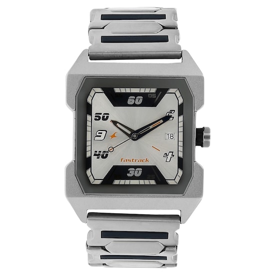 Buy Fastrack Silver Special Dial Stainless Steel Strap Analog .