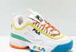 FILA Disruptor Multicolor & White Shoes | Zumi