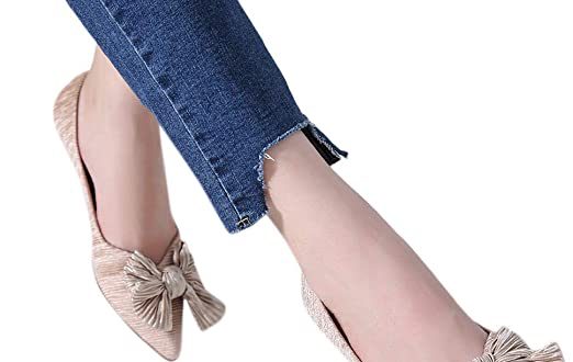 Amazon.com: Behkiuoda Women Flat Shoes Pointed Toe Shoe Shallow .