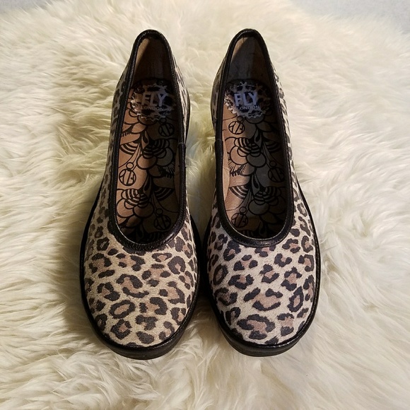Fly London Shoes | Yalu Leopard Print Wedge Size 39 | Poshma