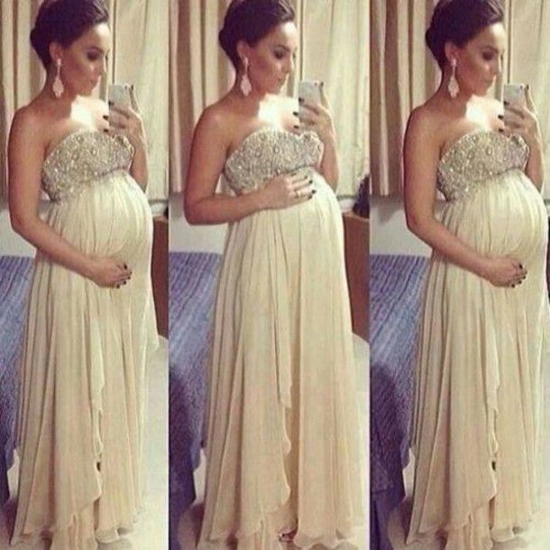 Find Out Where To Get The Dress | Elegant maternity dresses .