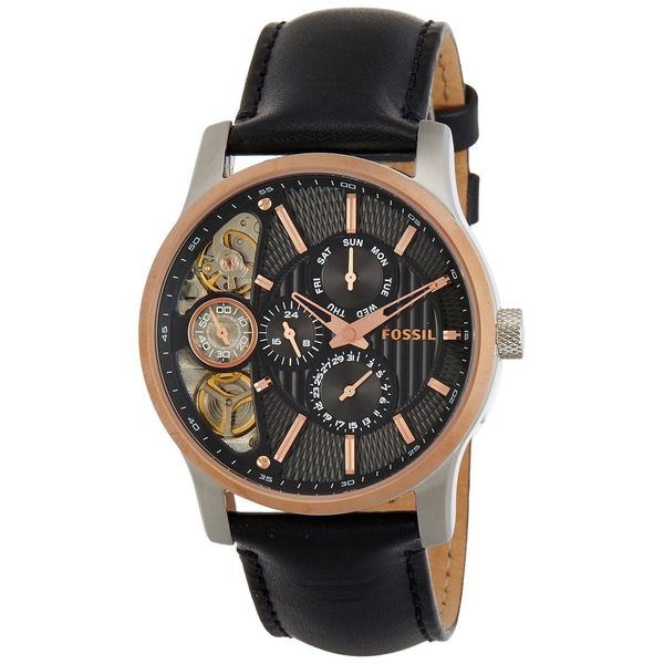 Shop Fossil Men's Stainless Steel 'Twist' Automatic Watch .