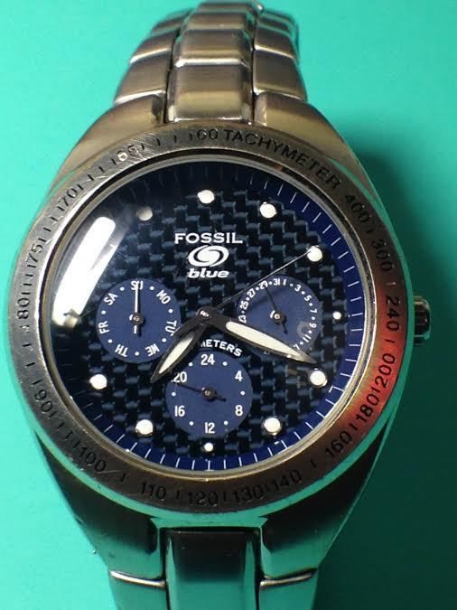 Fossil Blue Watch Tachymeter for Men #Fossil | Fossil blue watch .