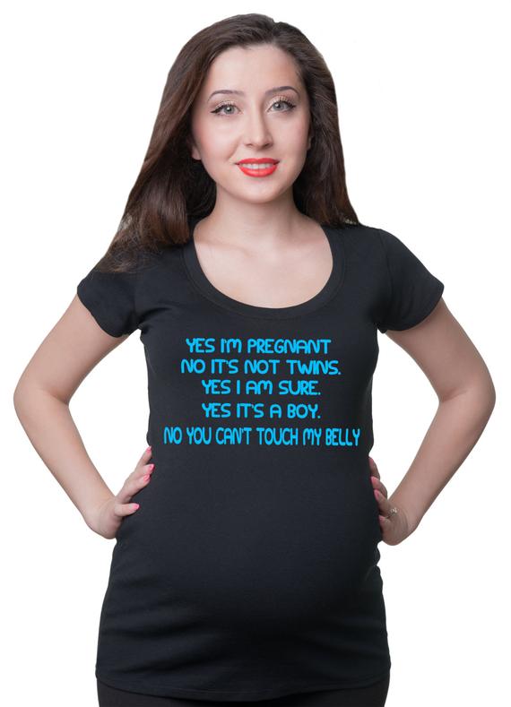 Pregnancy Rules Funny Maternity T Shirt Don't Touch My | Et