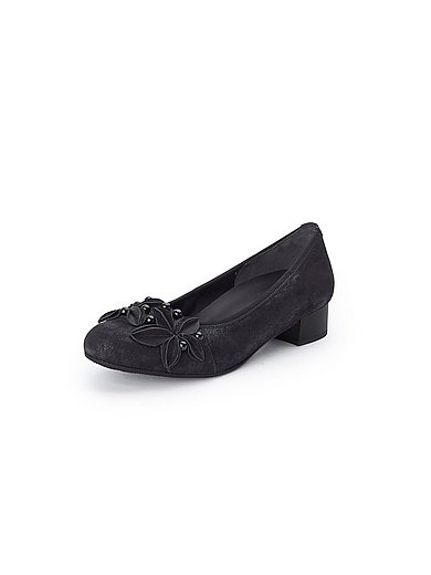 Gabor - Shoes in 100% leather - black metall