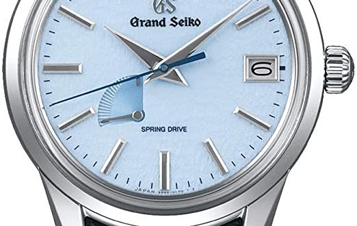 Amazon.com: Mens Grand Seiko Spring Drive Movement, Blue Snowflake .