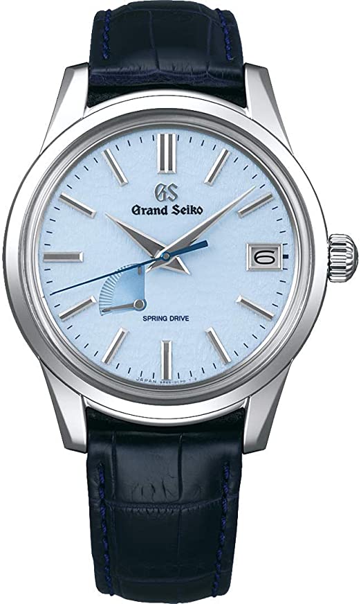 Amazon.com: Mens Grand Seiko Spring Drive Movement, Blue Snowflake .