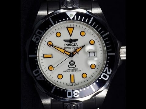 Invicta Grand Diver 10640 (Lume dail) 300m dive watch - YouTu