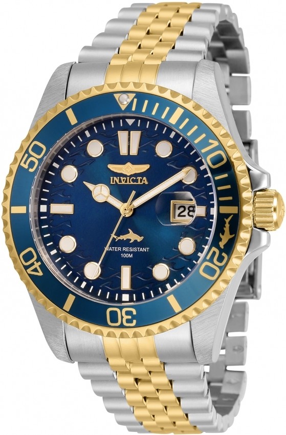 Invicta Pro Diver Quartz Blue Dial Two-tone Men's Watch 30616 .