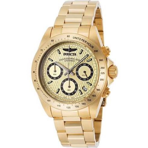Invicta Speedway Chronograph Gold Dial Men's Watch 14929 .