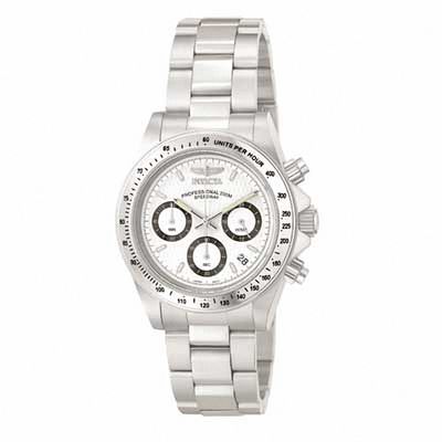Men's Invicta Speedway Chronograph Watch with White Dial (Model .