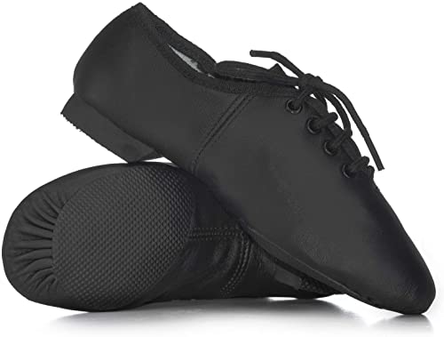 Amazon.com | Theatricals Girls Lace Up Jazz Shoes T7302C | Dan