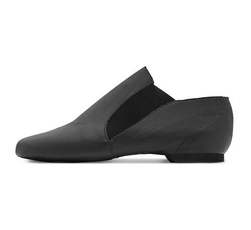 Dance Now Youth Leather Jazz Shoe DN981G - Black and Pink Dance .