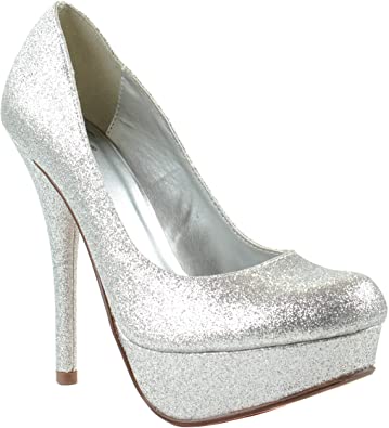 Amazon.com | My Delicious Shoes Women's Jones-H Silver Glt Slip-on .