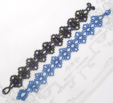 Round Lace Bracelet (update) - free pattern, Sova Enterpris