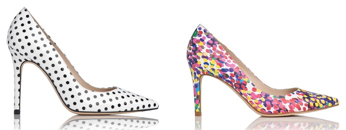 LK Bennett Spring 2015 Shoes Fern Polka Dot Florete - What Kate Wo