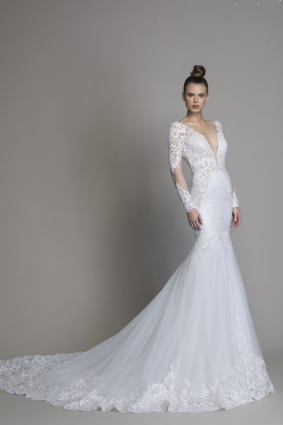 Long Sleeve Mermaid Wedding Dress | Kleinfeld Brid