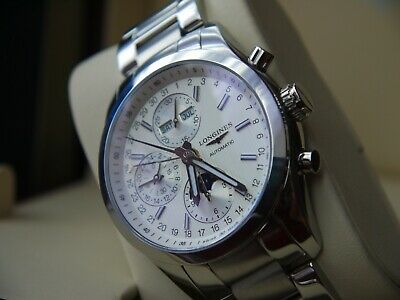LONGINES Conquest Classic Moonphase AUTOMATIC Watch L2.798.4.72.6 .