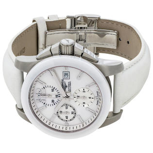 Longines Conquest Automatic Chronograph Steel & Ceramic Mens Watch .