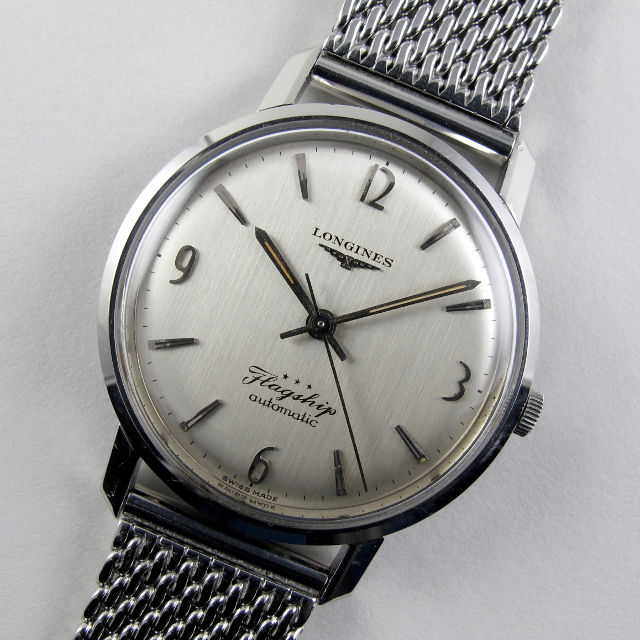 Longines Flagship Ref. 3104 -1 steel vintage wristwatch, circa .