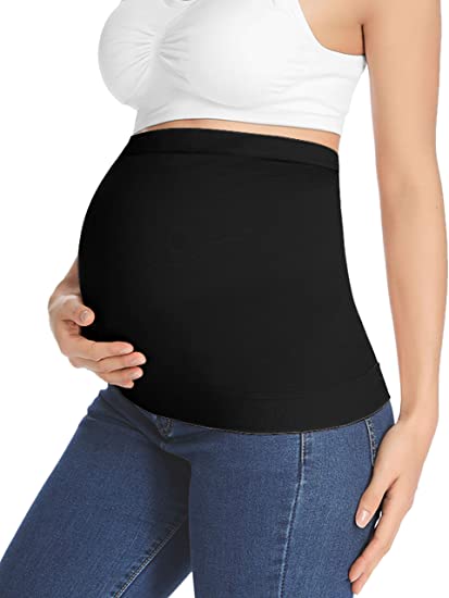 Peauty"Included Pants Extender" Belly Band Seamless Maternity .