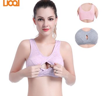 Wholesale Breastfeeding Wear 100% Cotton Maternity Bra Soft .