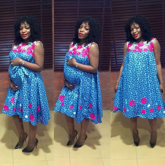 Latest African Ankara Maternity Gowns | African maternity dresses .