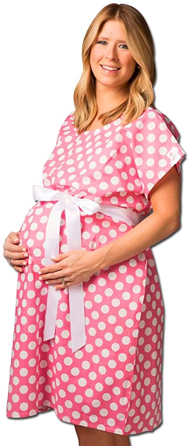 Posh Pushers Maternity Hospital Gown - Pretty Designer Labor and .