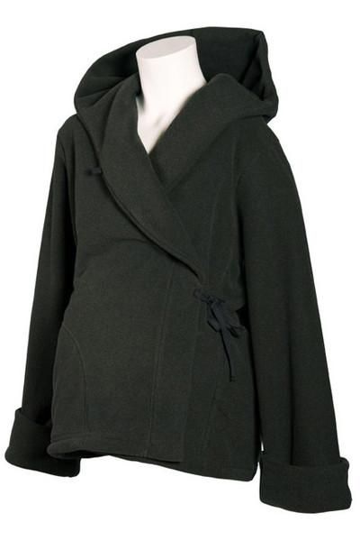 Fairview Maternity Fleece Wrap Jacket | Maternity coat, Maternity .