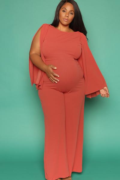 Black Maternity Jumpsuit, Pregnant guest outfit – Chic Bump Cl