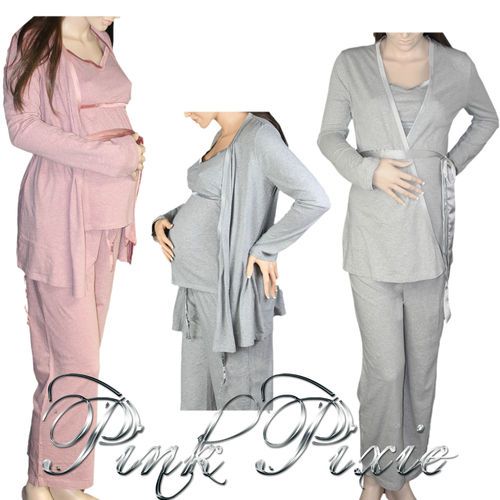 Maternity Nursing Hospital Easy Feed Pyjama Set Pyjamas With .