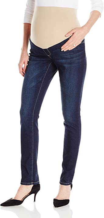 Three Seasons Maternity Women's Maternity Skinny Jean with Neutral .