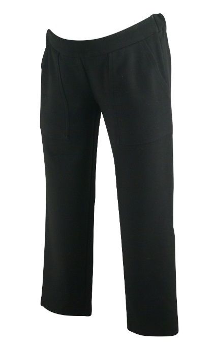 Black Hatch Maternity Cropped Career Maternity Trousers (Like New .