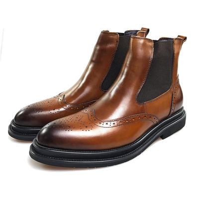 Mens Leather Chelsea Boots | Mens Vintage Leather Boo