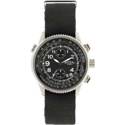 Mens Rotary Pilot Chronograph Watch GS00284/04 | Rotary watches .