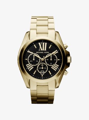 Oversized Bradshaw Gold-Tone Watch | Michael Ko