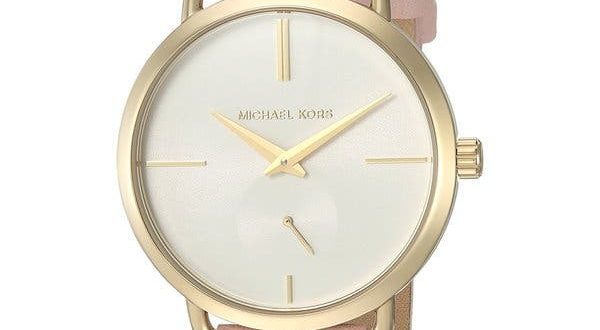 Shop Michael Kors Women's MK2659 Portia White Dial Blush Pink .