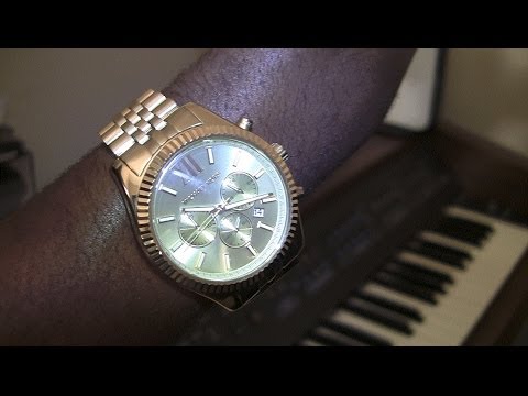 Men's Micheal Kors Lexington Watch Review [HD) - YouTu