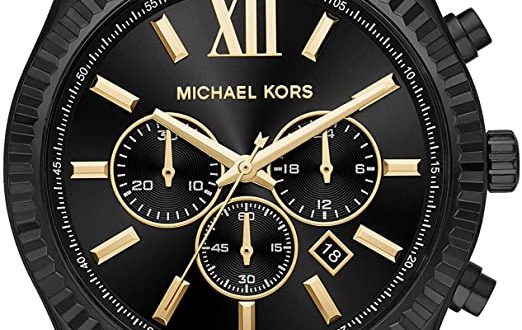 Amazon.com: Michael Kors Men's Lexington Analog-Quartz Watch with .