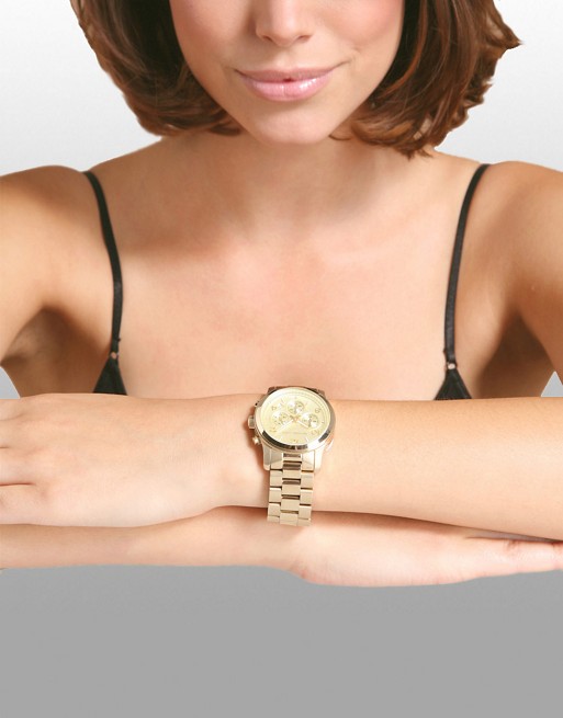 Michael Kors Runway MK5055 Gold Chronograph Watch | AS