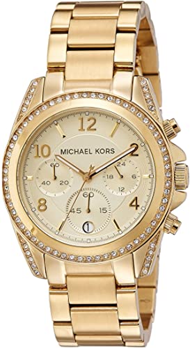 Amazon.com: Michael Kors Golden Runway Watch with Glitz MK5166 .