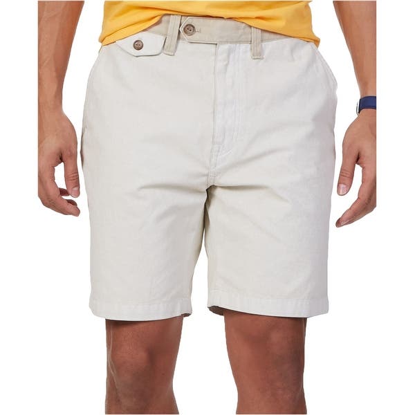 Shop Nautica Mens Modern-Fit Canvas Casual Chino Shorts .