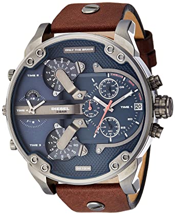 Buy Diesel The Daddie Analog Blue Dial (Big Dial) Men's Watch .