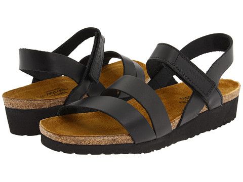Naot Footwear Kayla Black Matte Leather - Zappos.com Free Shipping .