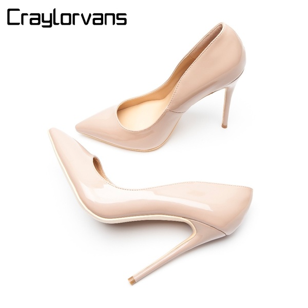 Craylorvans Brand Shoes Women High Heels Pumps Nude High Heels .