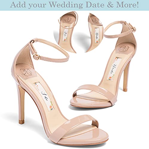 Amazon.com: Wedding Shoes -“Patent-Pending” personalization - Nude .