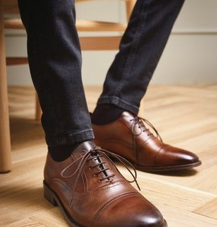 Buy Brown Leather Toe Cap Oxford Shoes from Next U