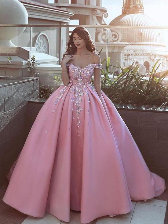 Pink Prom Dresses – yishifashion.com in 2020 | Prom dresses ball .