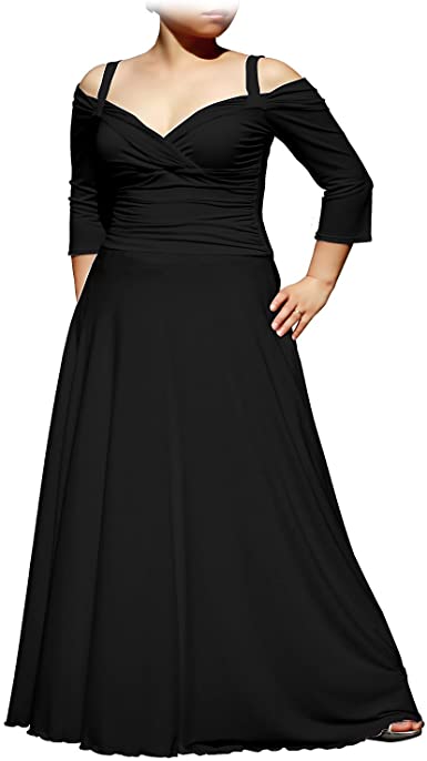 Amazon.com: EVANESE Women's Plus Size Elegant Long Formal Evening .
