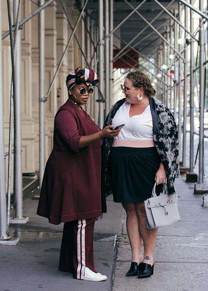 Plus Size Diversity seen in Street Style Photography – See Rose